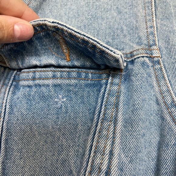 Vintage Women’s Denim V Neck Denim Jacket Size Medium - Picture 4 of 4